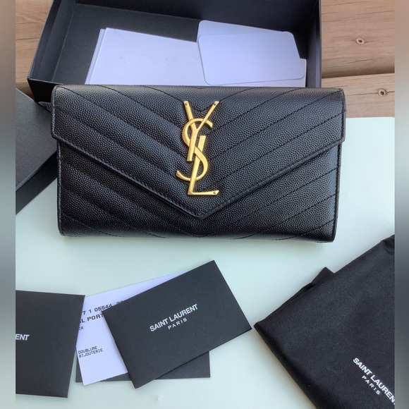 Authentic YSL Envelope wallet ❤️💛🖤 - Picture 15 of 16